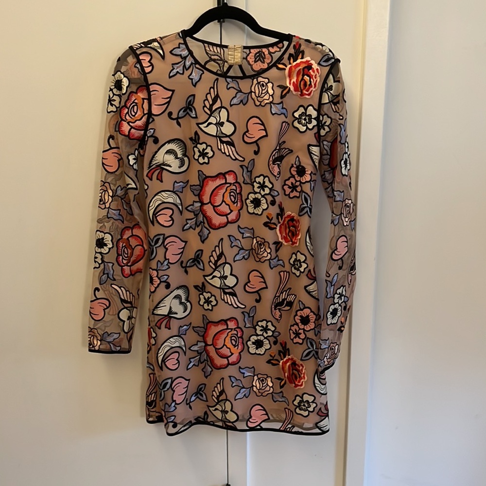 ASOS patterned mini dress - Picture 2 of 4